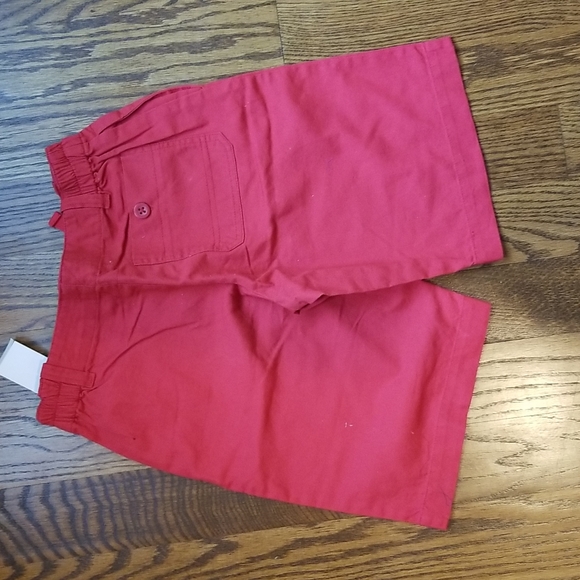 Two pair of boys size 12 Polo Ralph Lauren shorts, 1 red NWT, 1 navy used - Picture 5 of 7